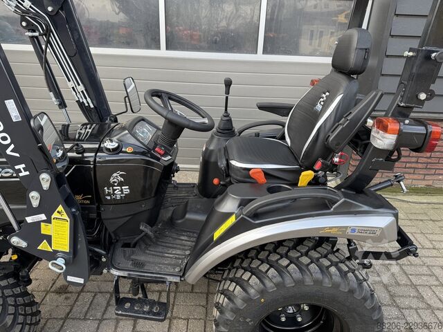  SOLIS 26 HST BLACK EDITION minitractor NIEUW met frontlader
