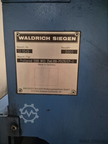 Cylindrical grinding machine WaldrichSiegen ProfiGrind 2500 WS3 25x6000-PGC10/CP-U