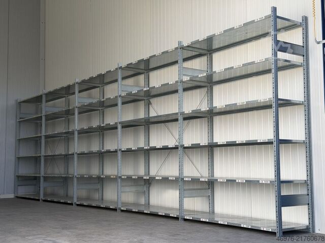 High-bay warehouse shelving SSI Schäfer R3000 Kistenregal Regallänge: 8,19 lfm.