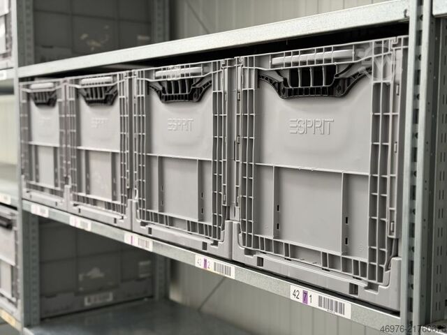 High-bay warehouse shelving SSI Schäfer R3000 Kistenregal Regallänge: 8,19 lfm.