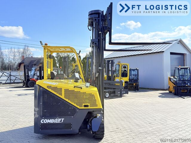 4-way forklift Combilift CB4500 GAS TRIPLEX 6400 FORK POSITIONER