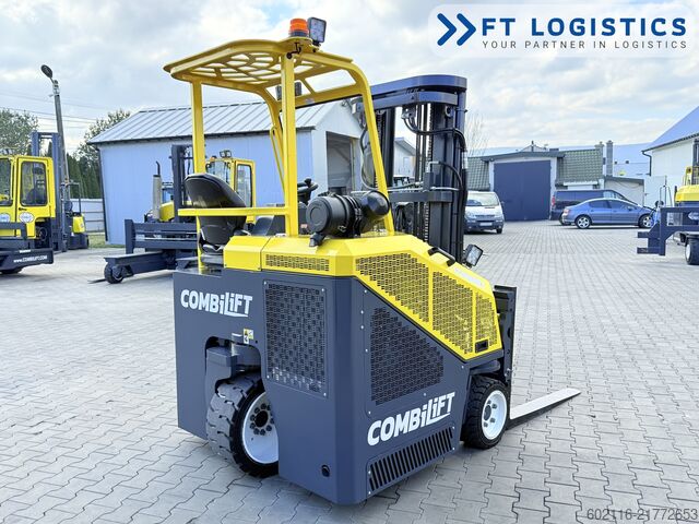 4-way forklift Combilift CB2500 GAS TRIPLEX 4900 FORK POSITIONER