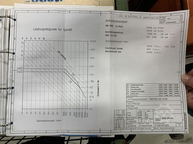 Vertical Turning Machine EMAG VSC 250
