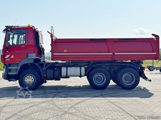 Tipper truck DAF CF 460 * Kipper 4,85 m + BORDMATIC/ 6x4 * TOP
