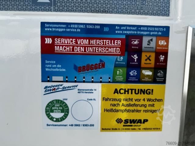 Swap body trailer KRONE Heck Alu.- Rolltor