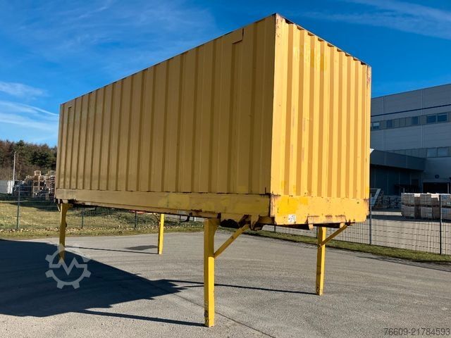 Swap body trailer KRONE Wechselbrücke Koffer