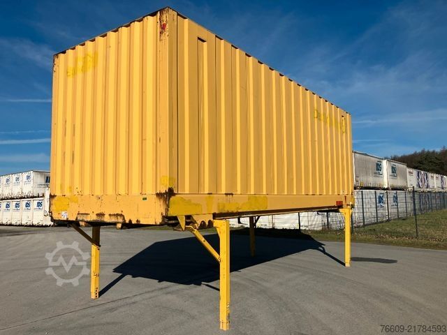 Swap body trailer KRONE Wechselbrücke Koffer
