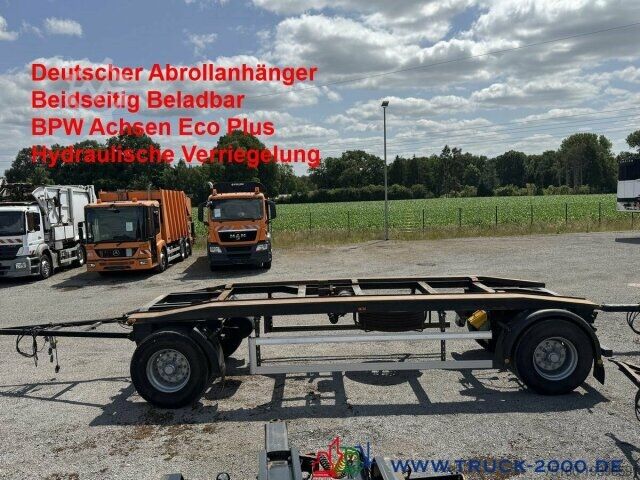 Abrollanhänger (Meiller) Platal AC18 Abrollanhänger BPW Achsen