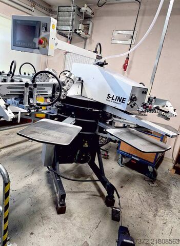 Screen Printing Line Hebbecker S-Line-5-8-4040