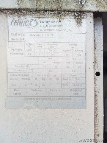 Kältemaschine Lennox WA 230D K SLN