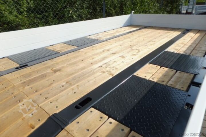 Low loader trailer Möslein TTT 11- 6,28 Weiß  Neuer Tandemtieflader