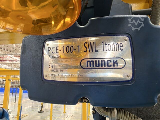 2-ton traveling crane MUNCK PCE2001