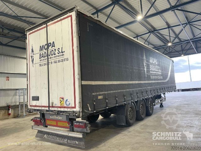 Open semitrailer with tarp Leci Trailer Curtainsider Standard