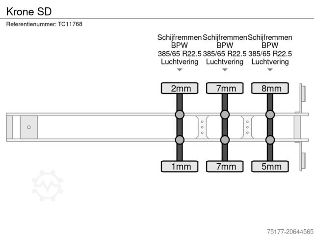 Refrigerated/frozen transport Krone SD