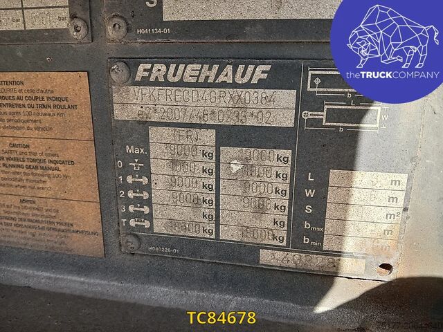 Sliding tarpaulins Fruehauf 