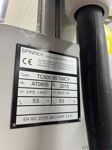 CNC-Drehmaschine Spinner TC600-65-SMCY  