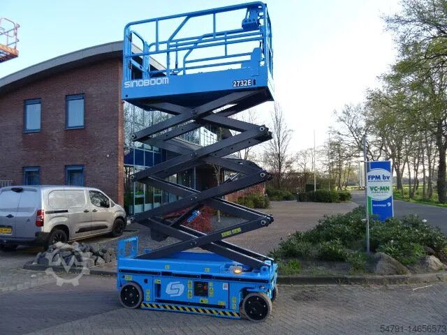 Scherenhebebühne Sinoboom 2732E (NIEUW, binnen 48h geleverd)