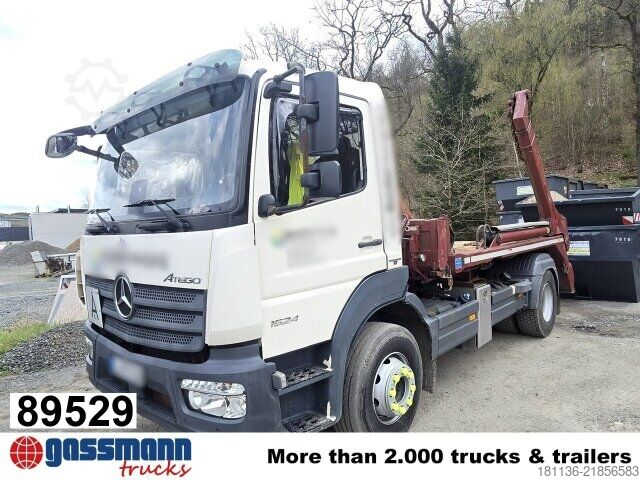 Tipper truck Mercedes-Benz Atego 1624 L 4x2, Tele-Absetzer, Funk