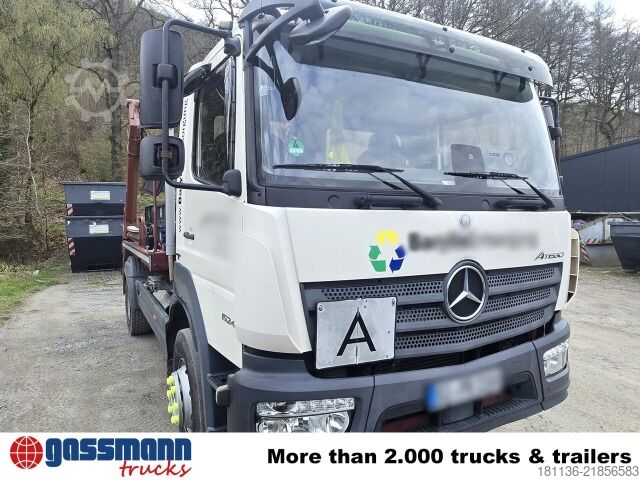Tipper truck Mercedes-Benz Atego 1624 L 4x2, Tele-Absetzer, Funk