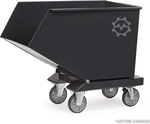 Tipper container, capacity 450 l, dimensions L1374 x W730 x H1072 mm – 1 unit  