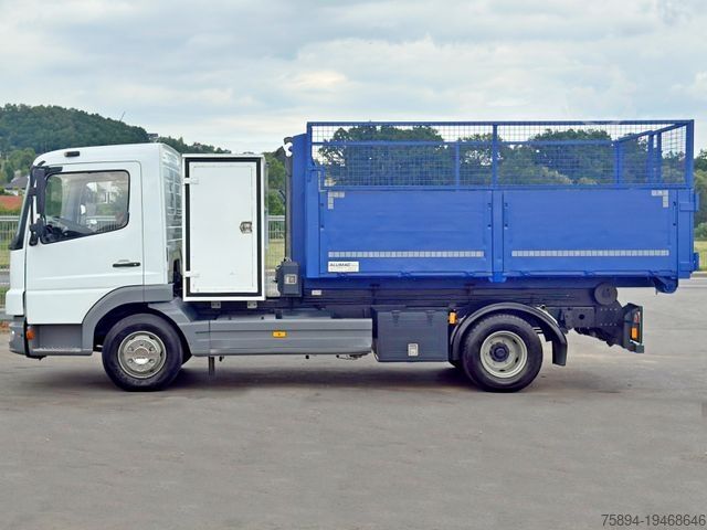 Abrollkipper MERCEDES-BENZ 815 * Abrollkipper + CONTAINER 3,68 m * TOP
