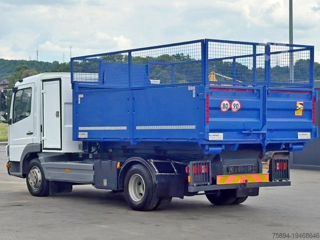 Abrollkipper MERCEDES-BENZ 815 * Abrollkipper + CONTAINER 3,68 m * TOP