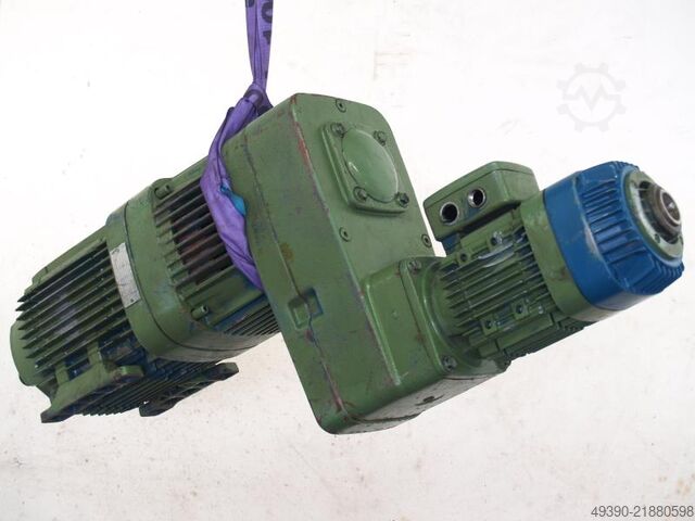 2-stage electric motor, thrust relay gear motor, Demag motor, travel drive DEMAG KBA 125 B + KBA 80 A - FG 08B-B3-23-H1-F1