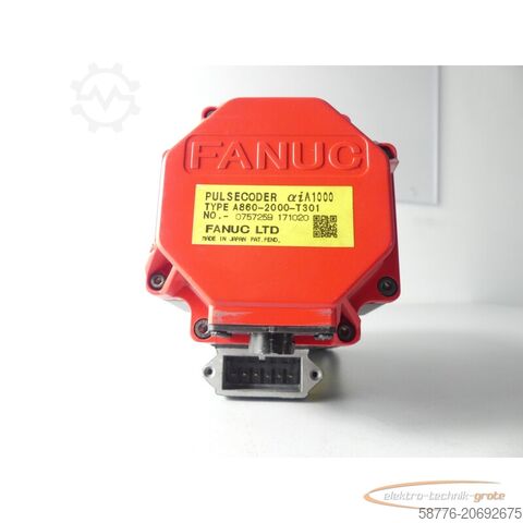 Fanuc Motor Fanuc A06B-0210-B100 SNC171A0701 + A860-2000-T301 Pulsecoder --