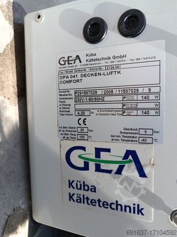 Verdampfer KUBA GEA DEB 091D