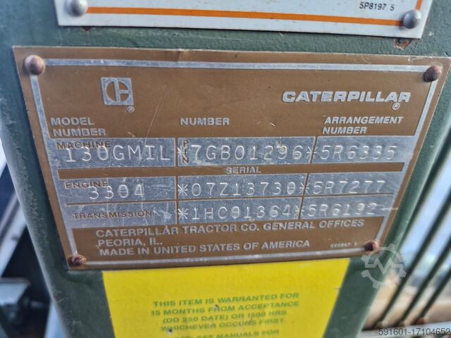 130G MOTOR-GRADER Caterpillar 130G