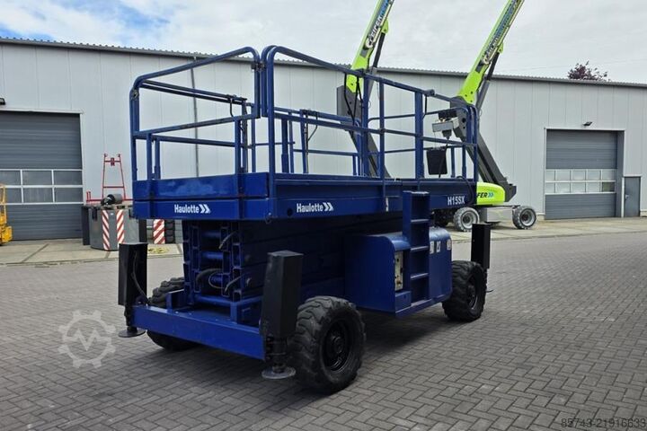 Scissor lift Haulotte H15SDX Diesel, 4x4 Drive, 15 Working Height, 700kg
