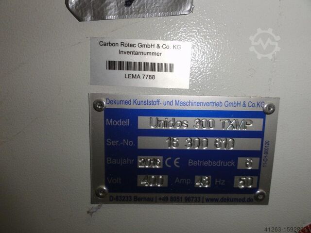 Mischer 2K Dosieranlage Dekumed Unidos 300 TXMP