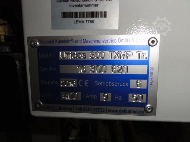 Mixer 2K dosing system Dekumed Unidos 300 TXMP