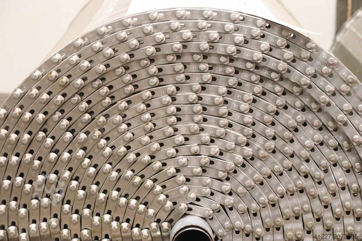 Förderbandgurt Gliedergurt Edelstahl 3 Rollen Costacurta VICO FLEX  Breite 1065 mm