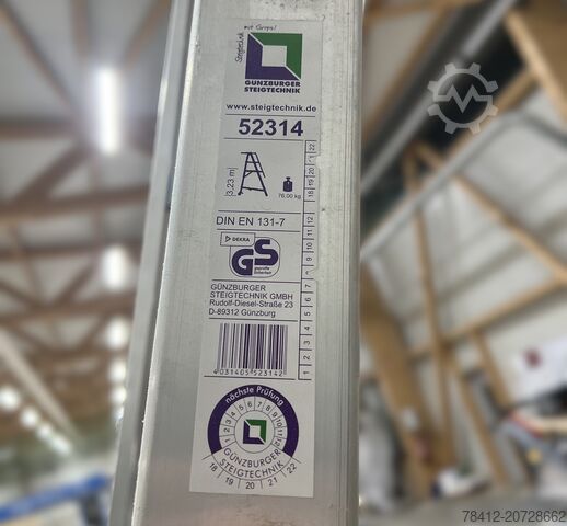 Plattformleiter klappbar und fahrbar MUNK 052314