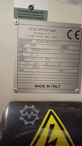 Sliding table saw SCM nova si 400