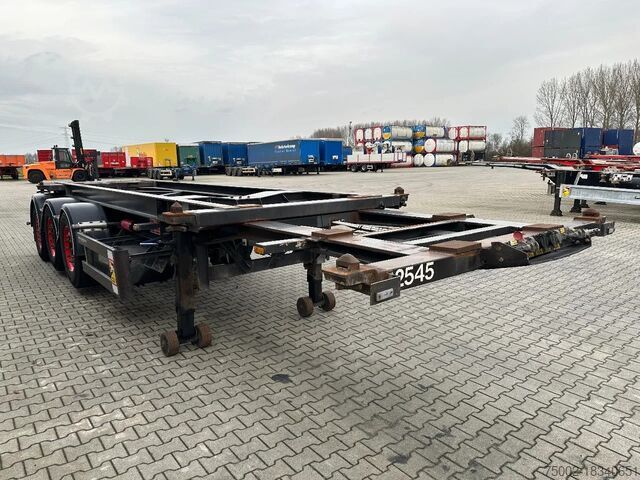 Container transportation Van Hool 20FT Tipping-chassis, ADR (EX/II, EX/III, FL, A...