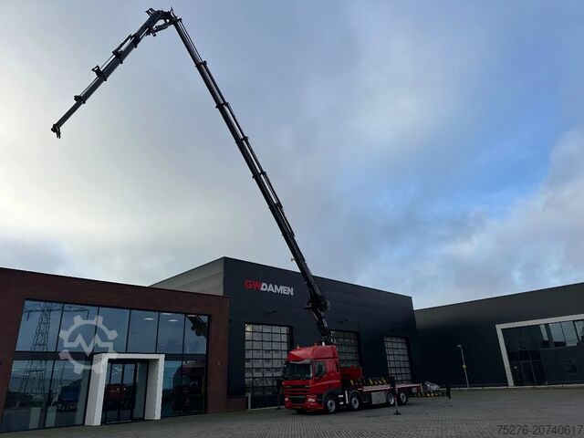Kranwagen DAF CF 85.410 8x2 Hiab 1055-8+Fly jib Euro 5