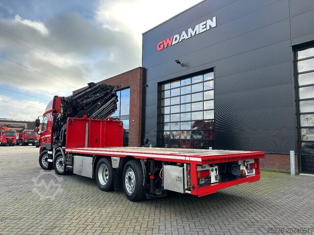 Kranwagen DAF CF 85.410 8x2 Hiab 1055-8+Fly jib Euro 5