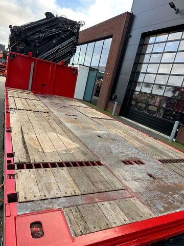 Kranwagen DAF CF 85.410 8x2 Hiab 1055-8+Fly jib Euro 5