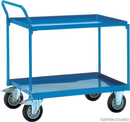 Table trolley with two vertical steel sheet handles - 1 piece  
