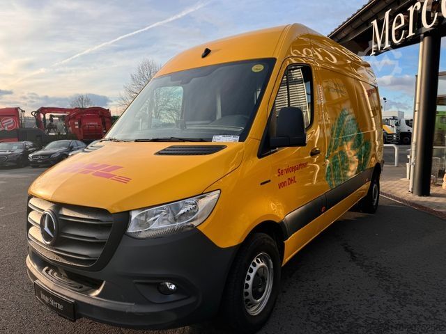 Kastenwagen hoch MERCEDES-BENZ eSprinter 312 DHL Regal KEP-Ausbau