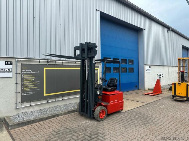VS-22274 Electric triplex forklift Linde E12 with sideshift LINDE E12/324