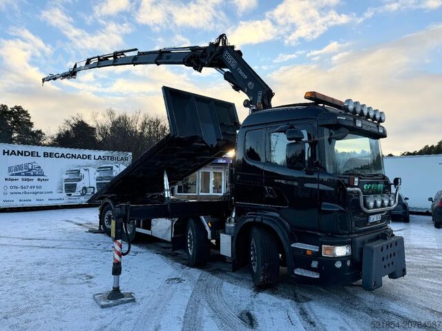 Kipper mit Kran Scania G440 Tipp&Crane-truck, FASSI F365XP, Euro 6, 20...