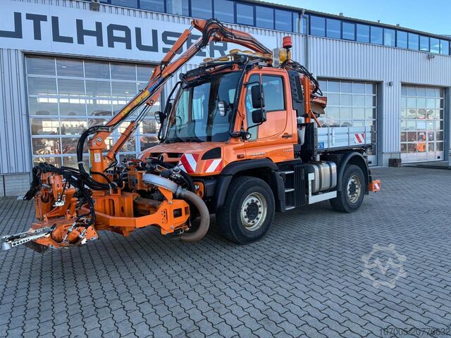 Sonstige Mercedes-Benz Unimog U 427 mit Mulag Kombinationmähwerk MKM 700