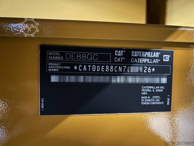 Aggregat CAT DE88GC - 88 kVA Stand-by Generator Set - DPX-18207