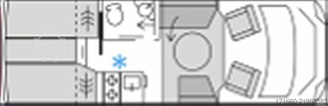 Semi-integrated camper BÜRSTNER Signature SFT 7.1 ** Expedition Grey **
