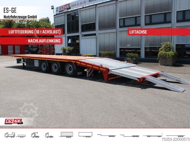 Working platform semitrailer ES-GE 3-Achs Megatrailer, hydr. Heckabsenkung, 1xgel.
