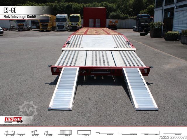 Working platform semitrailer ES-GE 3-Achs Megatrailer, hydr. Heckabsenkung, 1xgel.