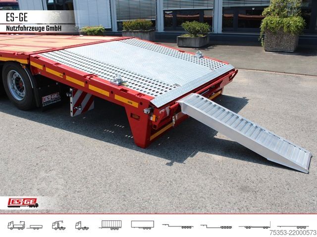 Working platform semitrailer ES-GE 3-Achs Megatrailer, hydr. Heckabsenkung, 1xgel.